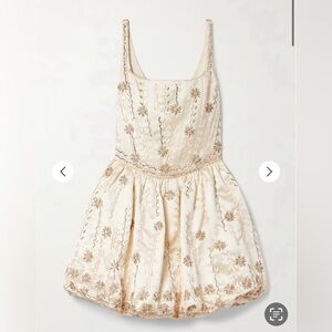 NWT: Love Shack Fancy Brookhaven dress color Ivory Size 0